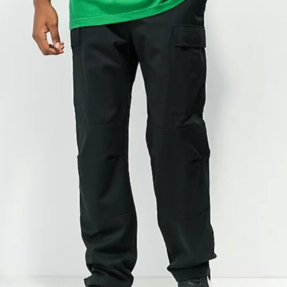 Empyre Other - Empyre Loose Fit Black Cargo Skate Pants MED